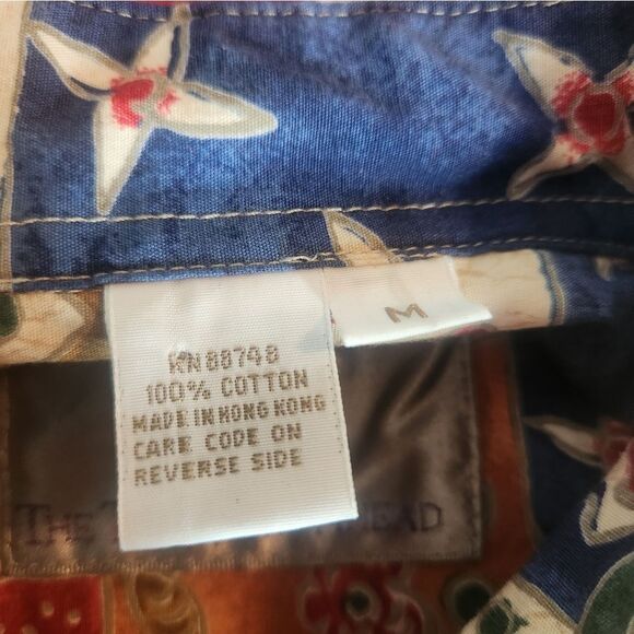 Vtg90s The Territory Ahead M 100% Cotton Abstract PrintPocket ButtonUpMen Shirt - Picture 3 of 11